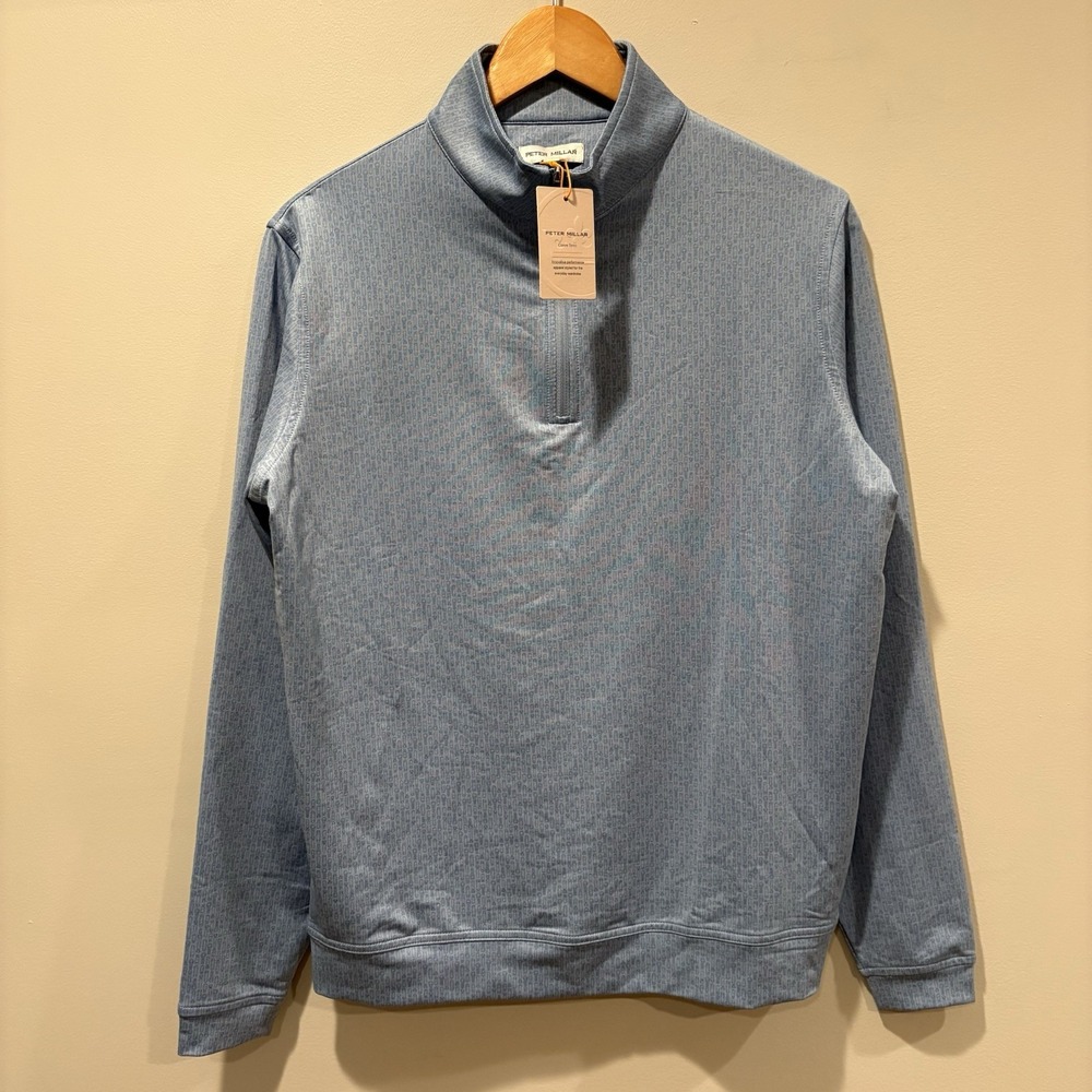 Peter Millar Quarter Zip Perth Drink N' Duff Performance Pullover Sz S New